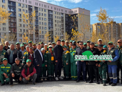 В Астане появилось новое эко-пространство: высадили более 350 деревьев
