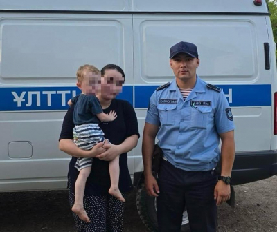 Бдительность гвардейцев помогла вернуть ребёнка родителям в Уральске